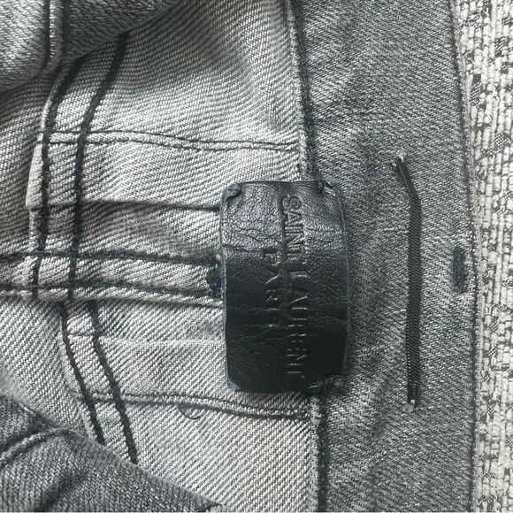 Saint Laurent Grey Jeans